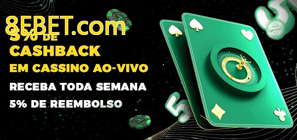 Promoções do cassino ao Vivo 8EBET.com